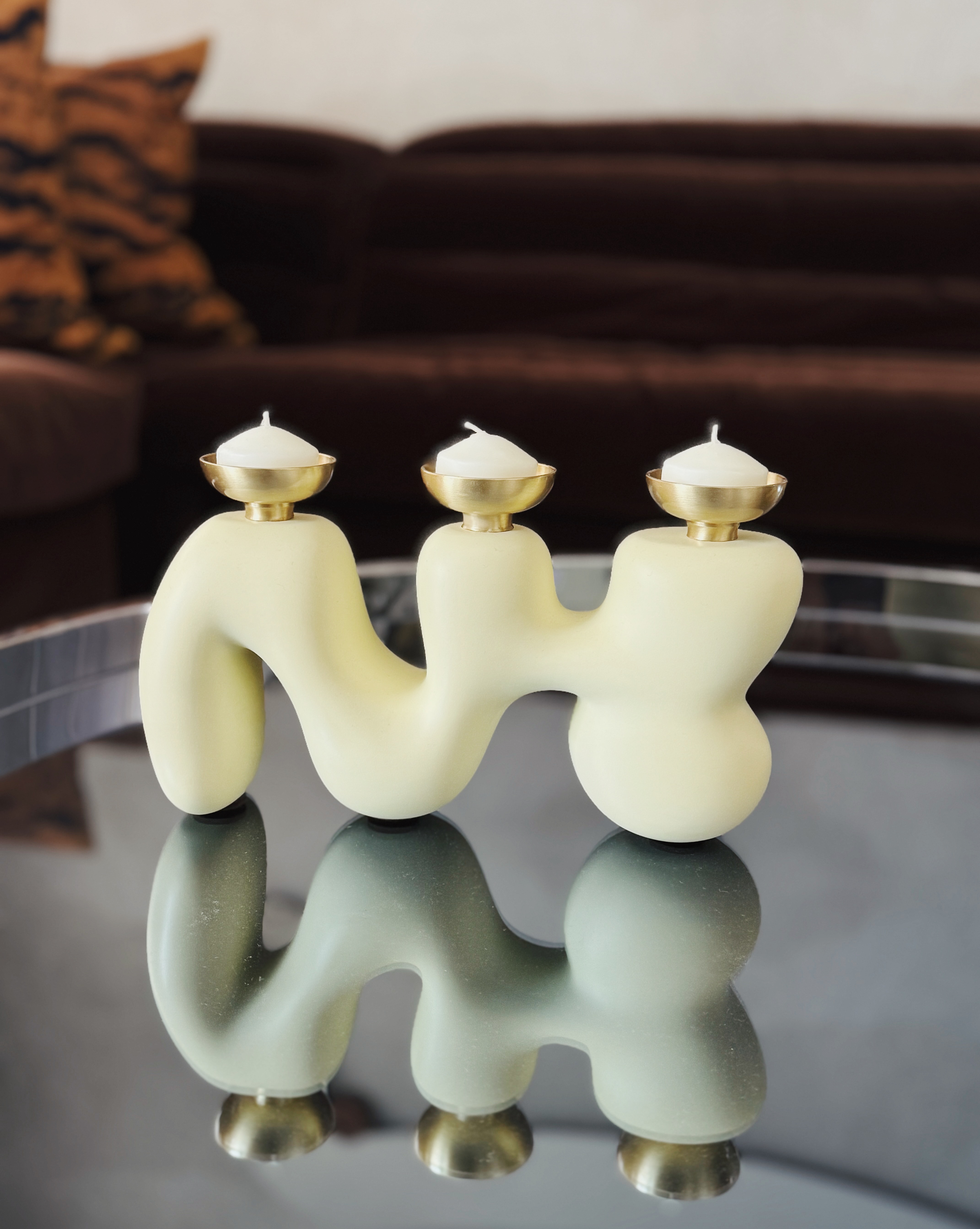 Creme Candelabra